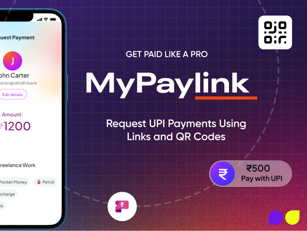 Cover Image for “Introducing Mypaylink: Fast, Easy, and Secure UPI Payments with QR Code and Dynamic Links