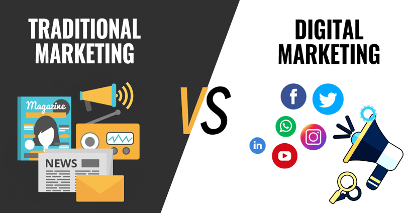 Cover Image for Digital Marketing vs. Traditional Marketing: Which Is Right for Your Business?
